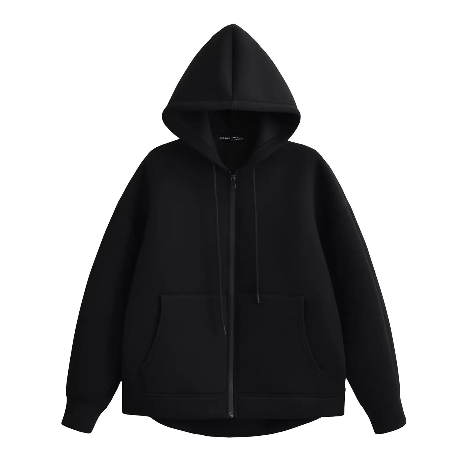 Women's Gray Zip-Up Jacket