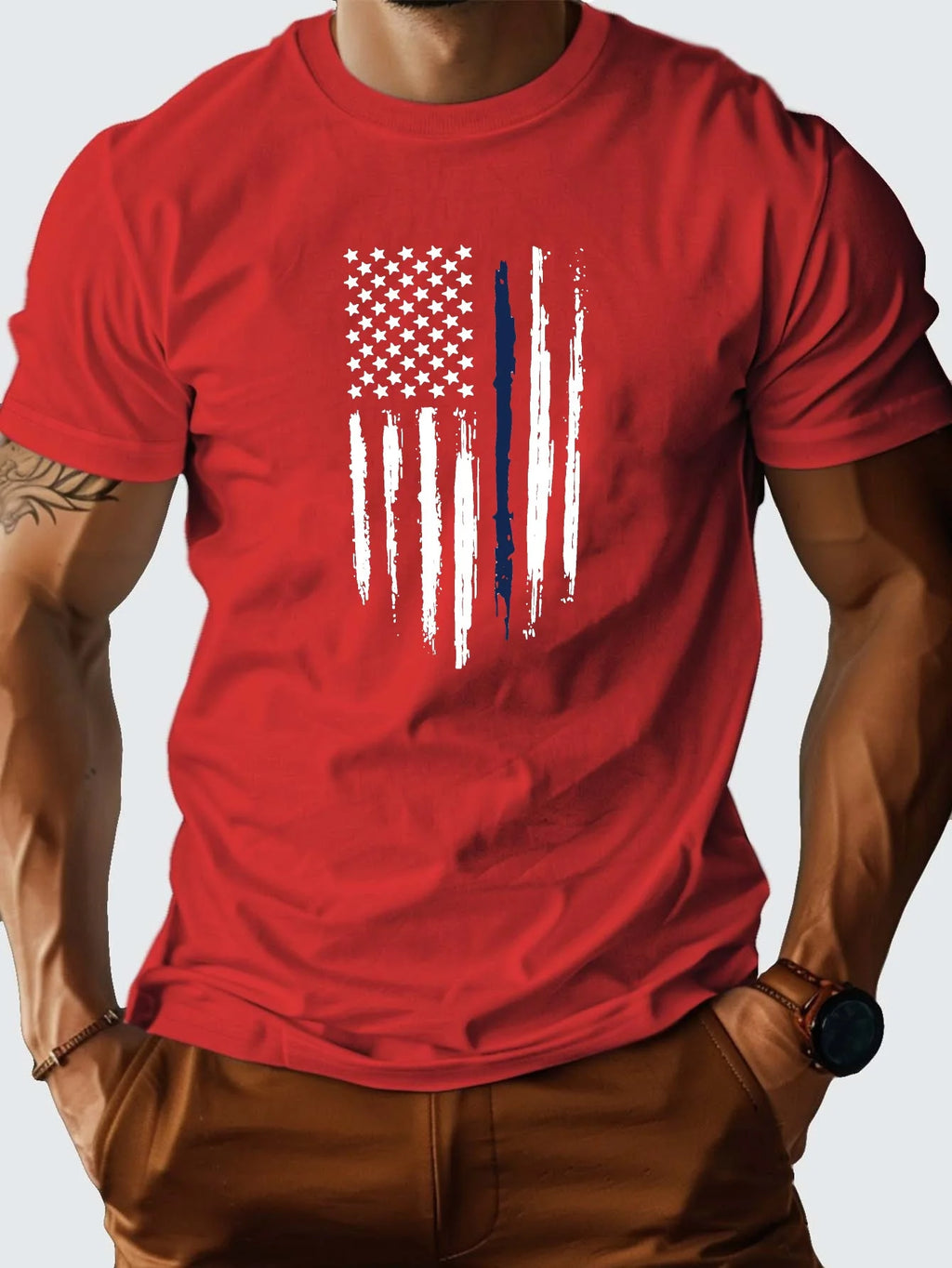 Men's U.S.A. Flag Graphic Tee