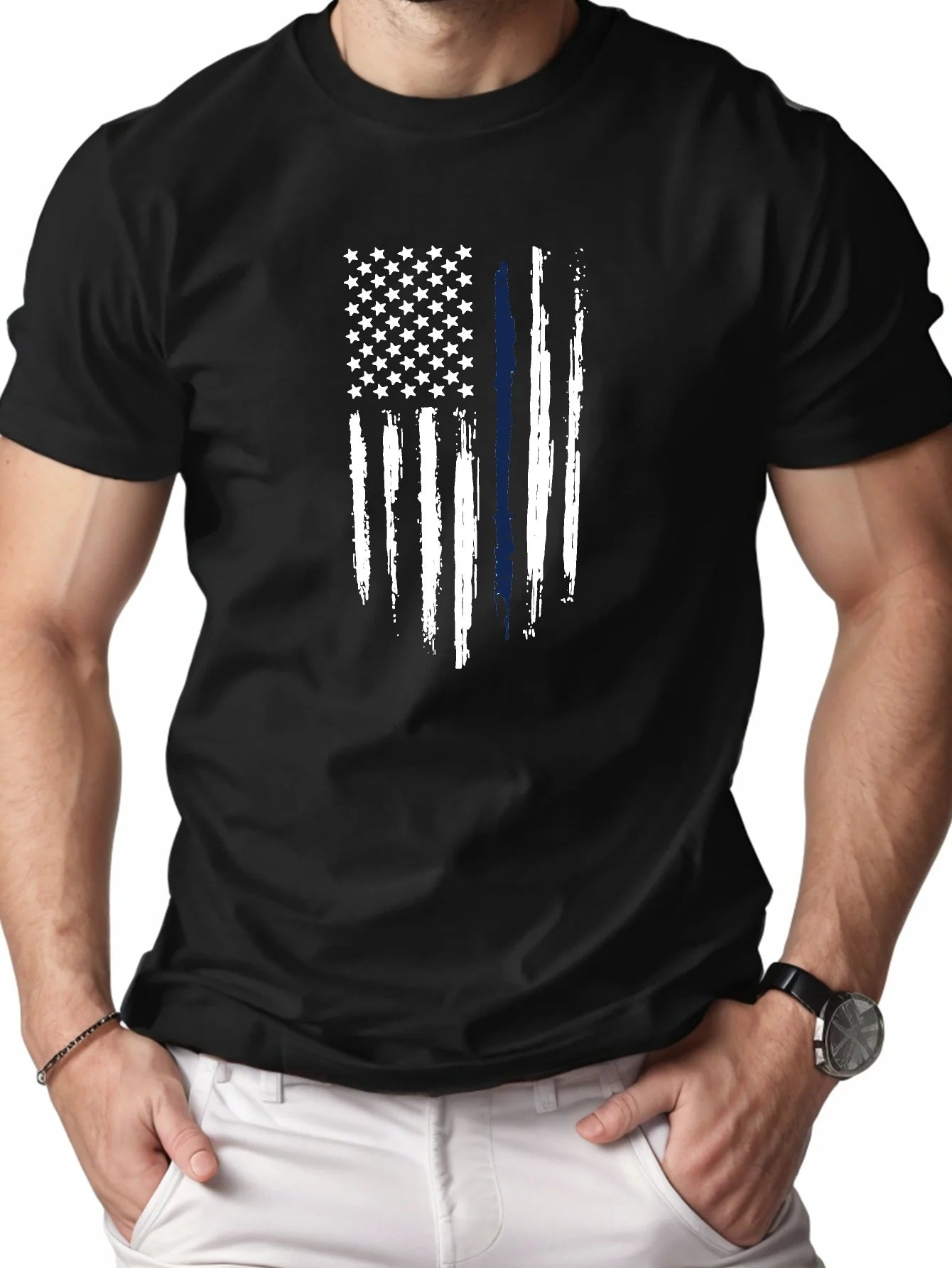 Men's U.S.A. Flag Graphic Tee